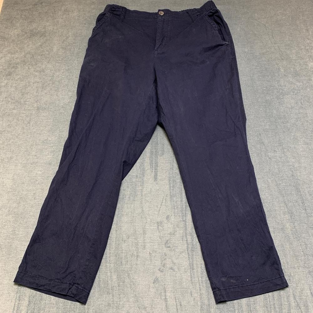 Old Navy OG Chino Pants Mens Large 33x29 Navy Blue Cotton Stretch Straight Leg